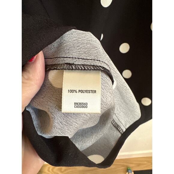 Van Heusen Skirt, Black and White polka dots, Womens size 18 - Picture 5 of 5